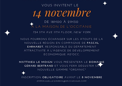 INVITATION À NEW YORK : SAVE THE DATE !